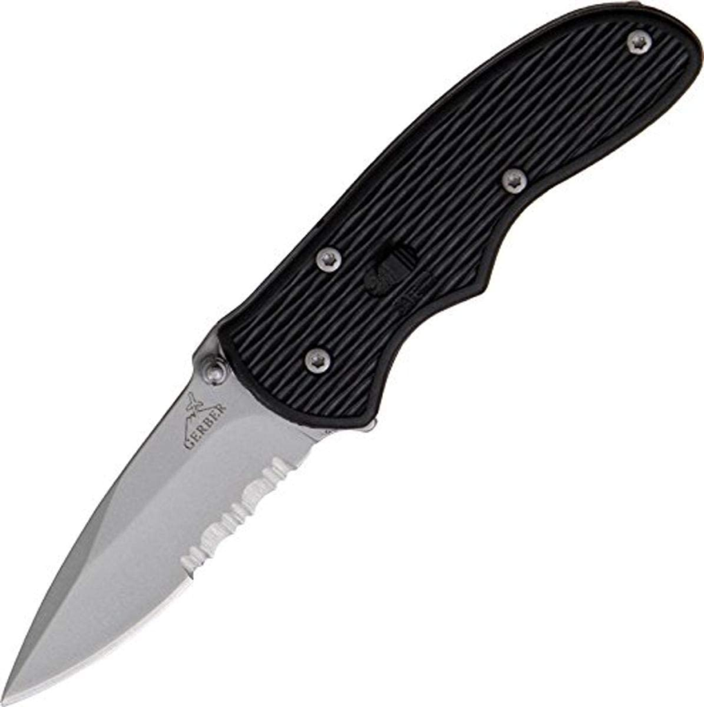 Gerber Draw Knife with Serrated Edge